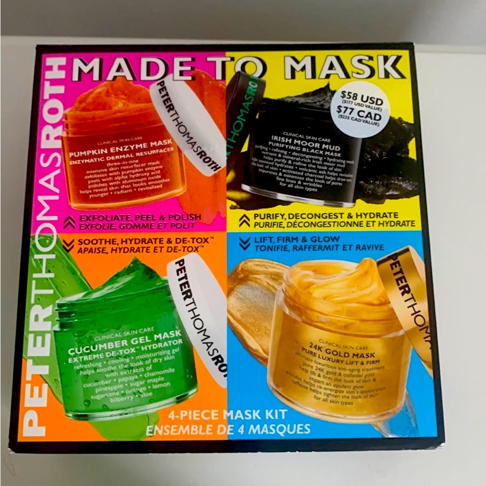 nib Peter Thomas Roth 4-Piece Mask Kit